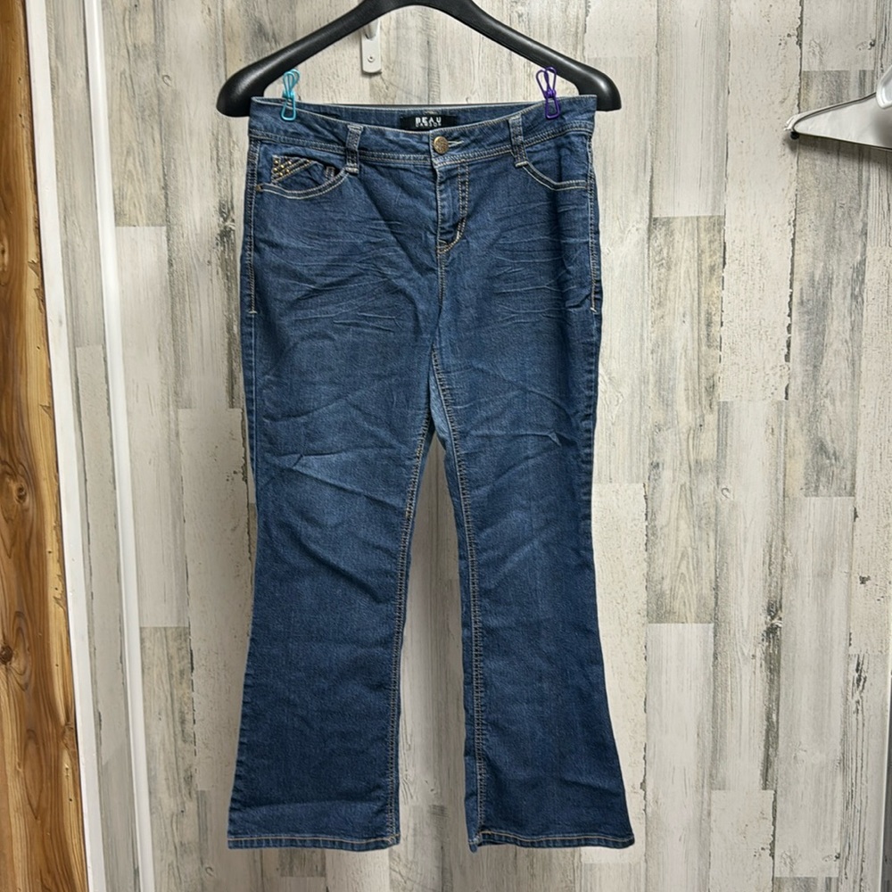 PEAR Women’s Dark Blue Boot Cut Jeans